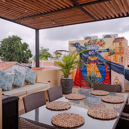 Casa Maguey Vibrant Mexican-inspired Apartamento Cartagena